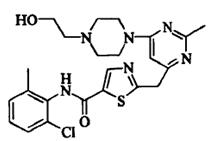 达沙替尼的结构式