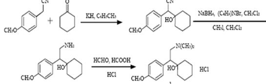 盐酸文拉法辛合成路线图