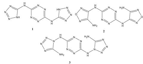 BTATz(1),BAOATz(2),BATATz(3)分子结构