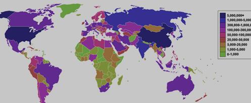 世界各国CO2排放情况