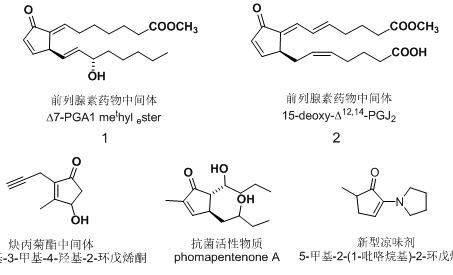 各类环戊烯酮衍生物