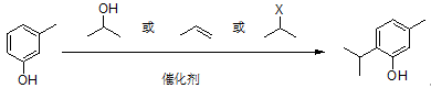 烷基化反应合成麝香草酚