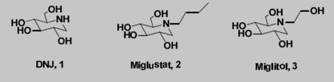 几种代表性氨基糖的化学结构