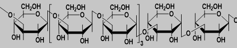 索拉胶β-葡聚糖的结构图