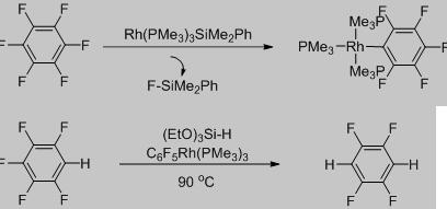 铑化合物催化C-F键活化